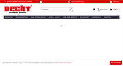 Desktop Screenshot of hecht-garten.de
